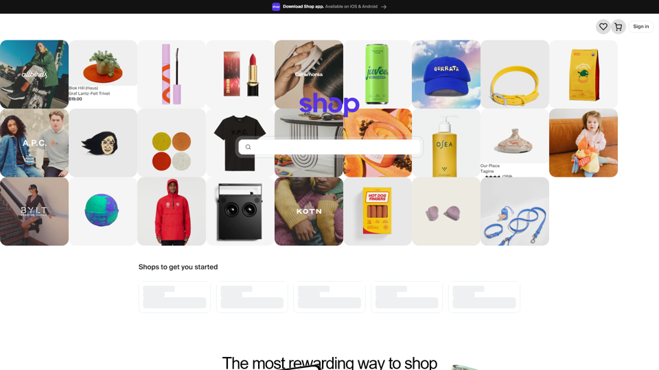 Shop | The most amazing way to shop online