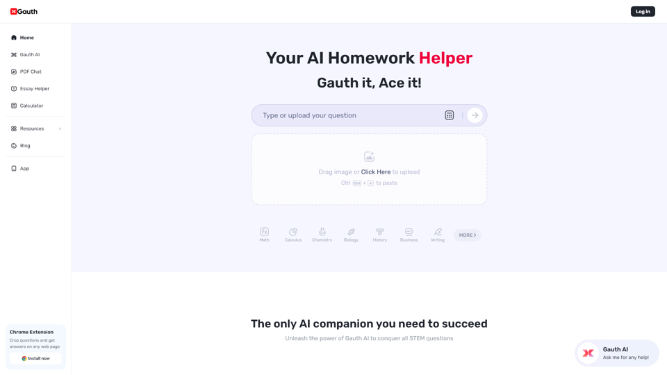 Gauth - Best AI Homework Helper for All School Subjects