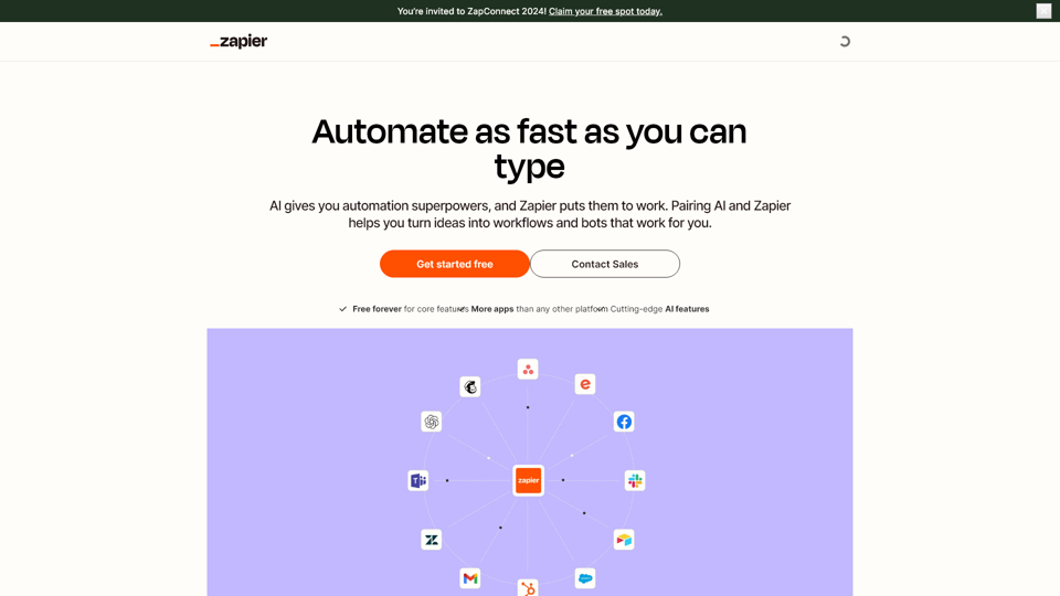 Automate your work today | Zapier