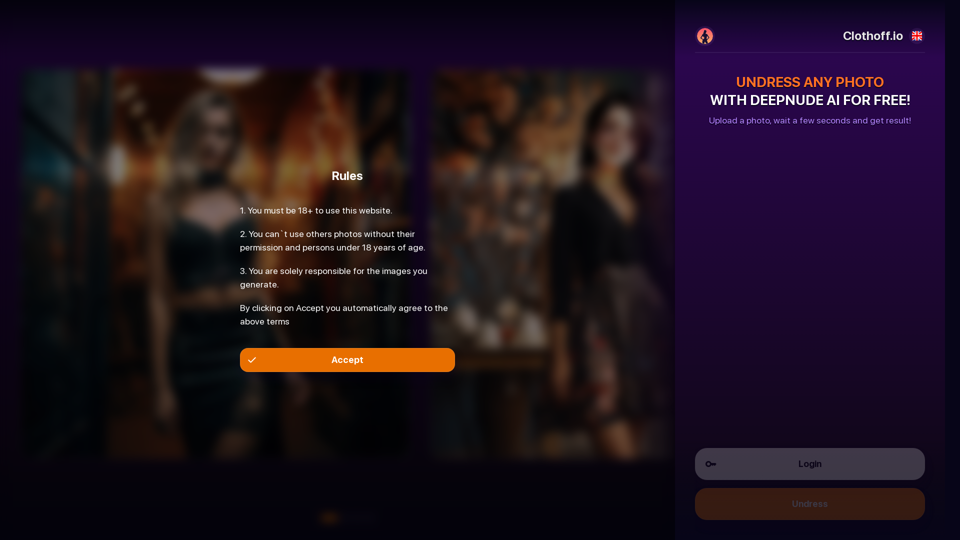 DeepNude Nudify, Free Undress AI & Clothes Remover Online | Clothoff.io