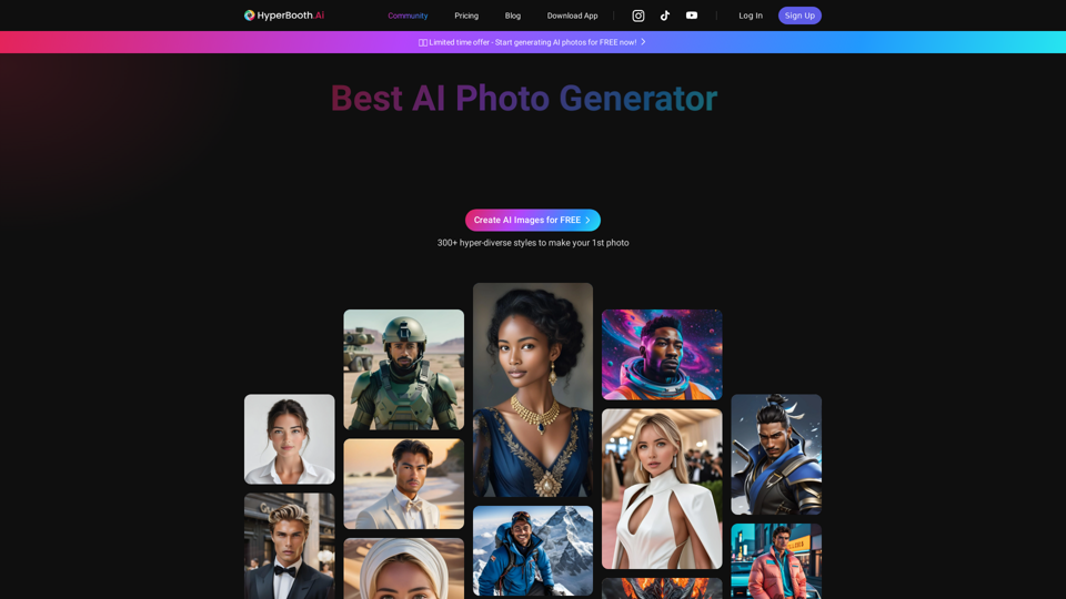 HyperBooth - The Best Choice for AI Image Generator of Realistic Headshots