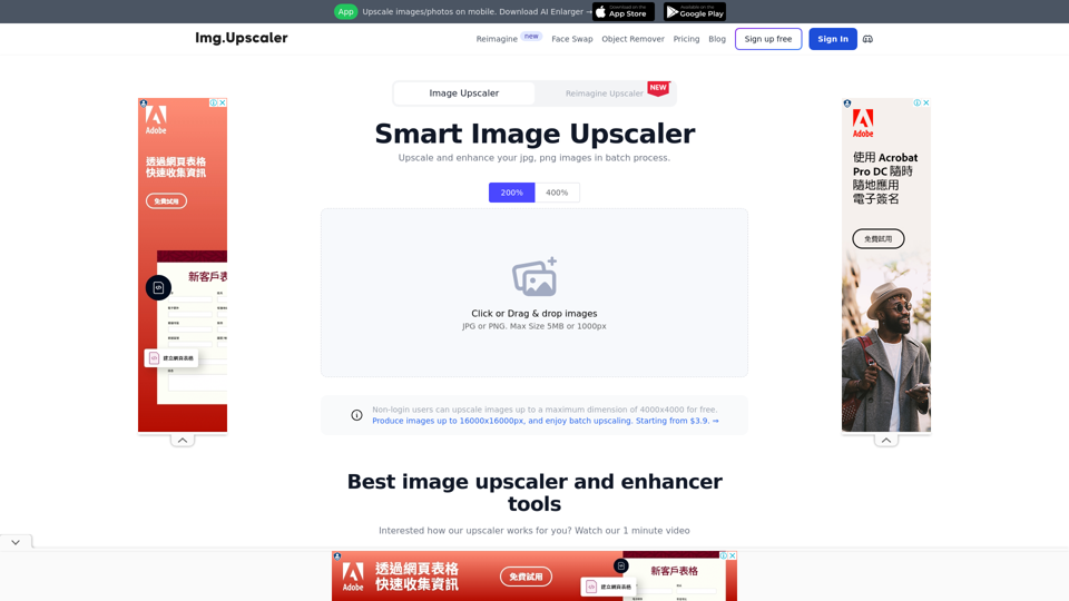 AI Image Upscaler | Upscale Image Online Batch Free