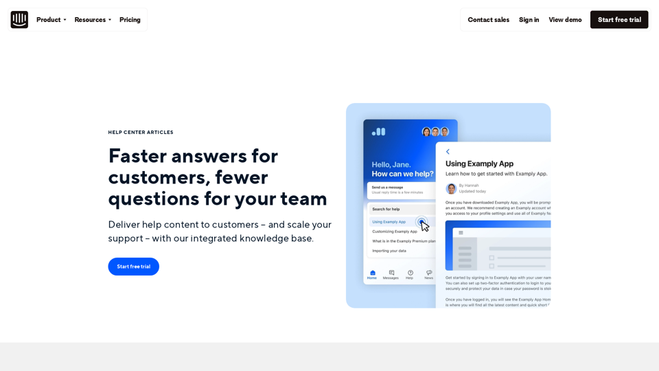 Knowledge Base Software | Intercom