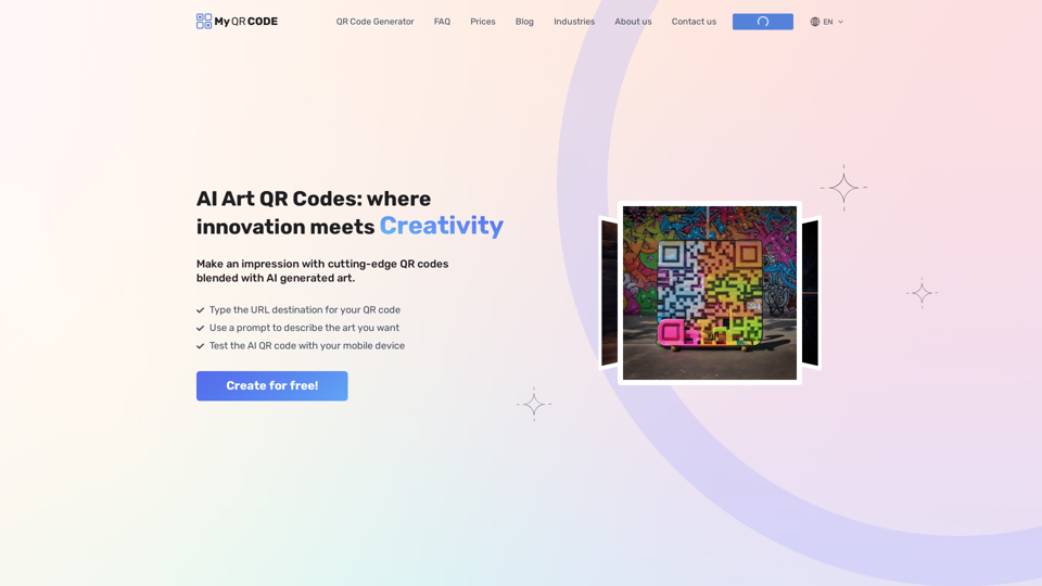 Free AI QR Code Generator | My QR Code