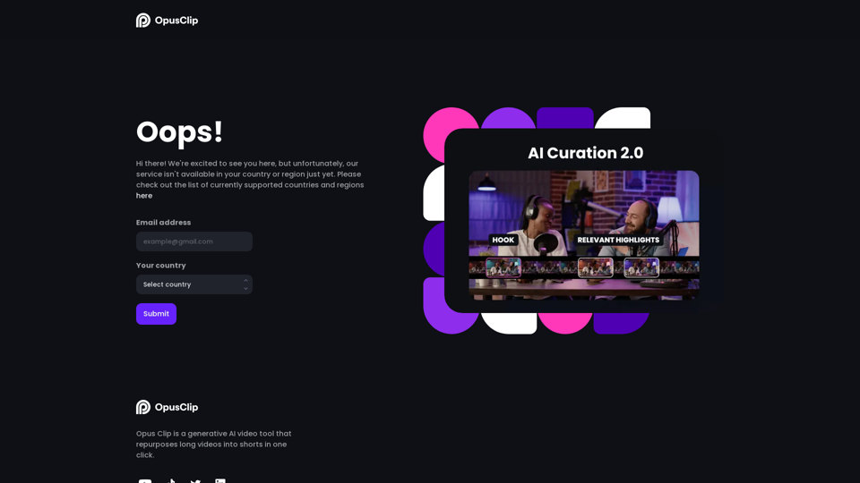 Opus Clip - AI-powered Video Repurposing
