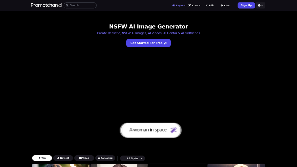 Promptchan AI - Free NSFW AI Image Generator