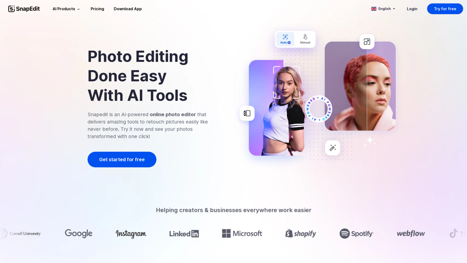 Photo Editor Online - AI Editing Photo Free - SnapEdit.App