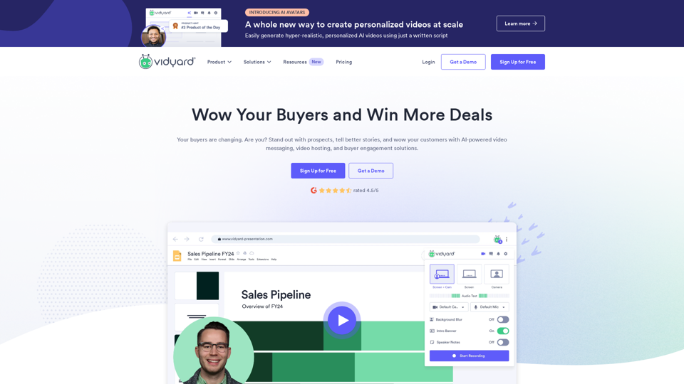 Vidyard - Video Tools for Virtual Sales and Marketing Teams