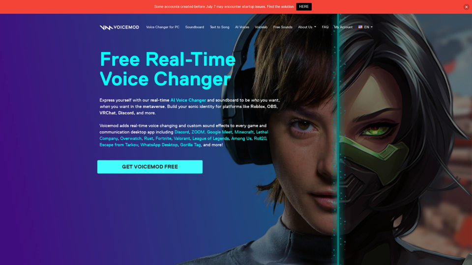 Free Real Time Voice Changer for PC & Mac - Voicemod