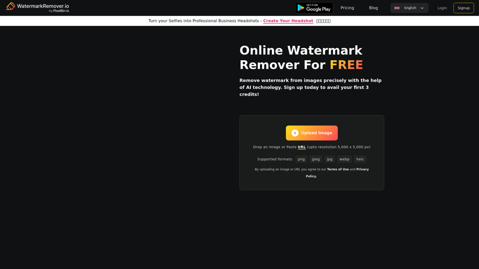 Watermark Remover - Remove Watermarks Online from Images for Free