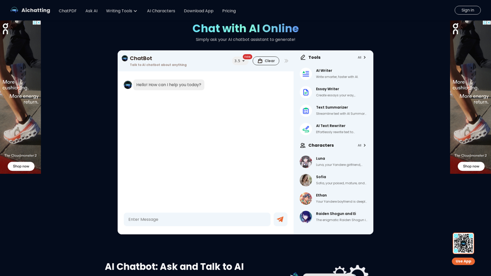 Free AI Chat Website - Talk to AI Chatbot and Ask AI Anything Online