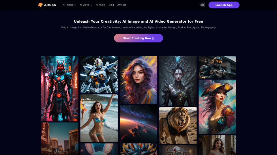 Aitubo: AI Image and Video Generator - Aitubo.ai