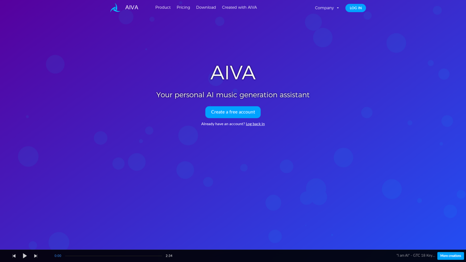 AIVA, the AI Music Generation Assistant