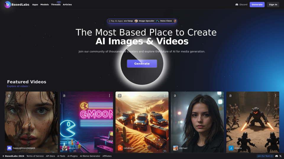 BasedLabs.ai | Based AI Image & Video Creator