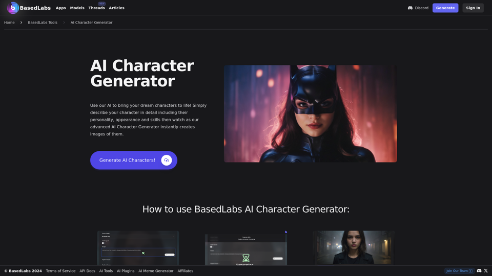 AI Character Generator