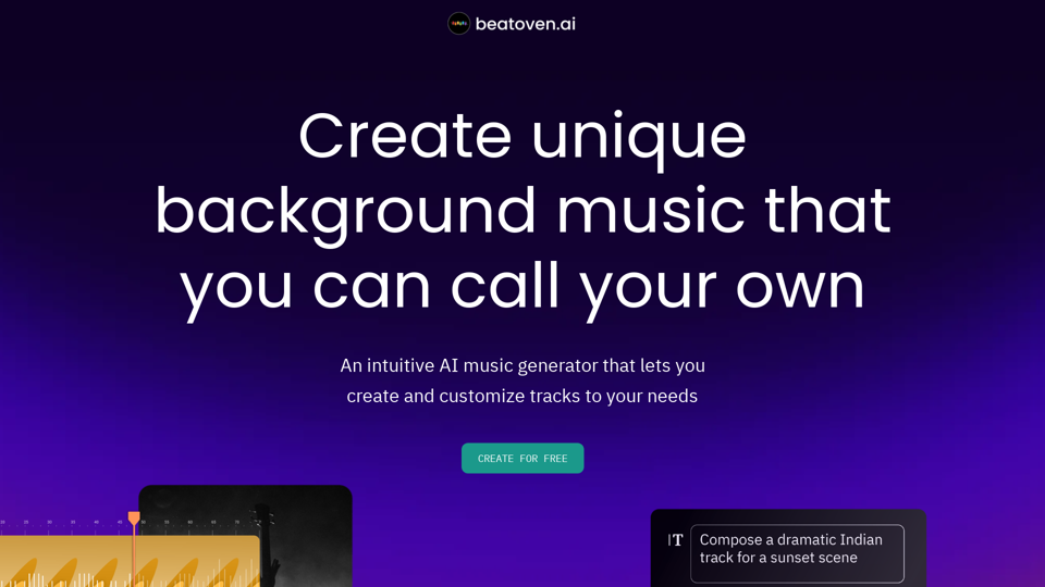 Beatoven.ai: Royalty Free AI Music Generator.