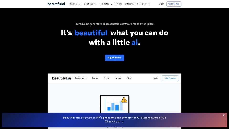 AI Presentation Maker | Make it Beautiful with Beautiful.ai