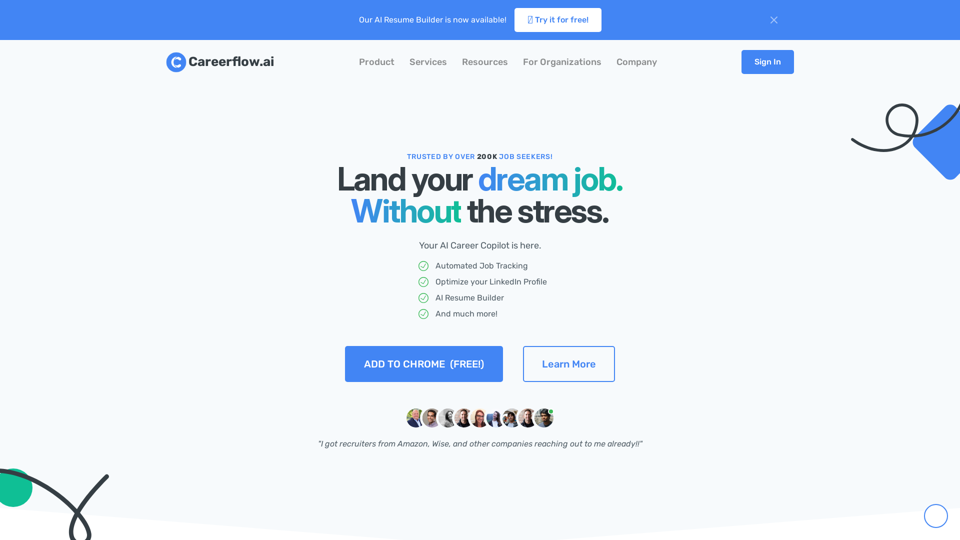 Careerflow - Your Career Copilot | FREE AI Job Search Tools