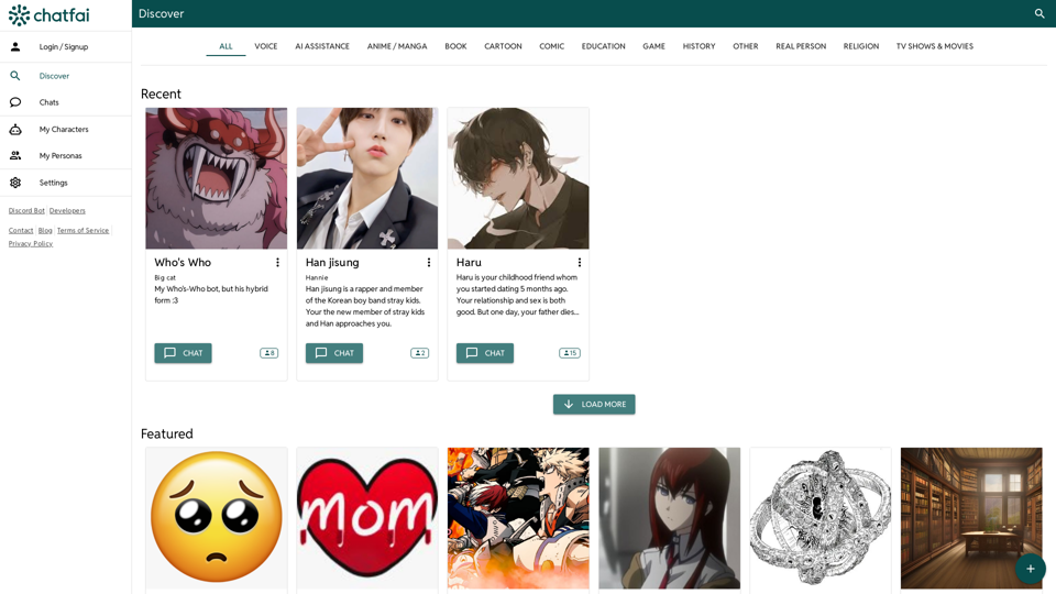 ChatFAI - Discover AI Characters