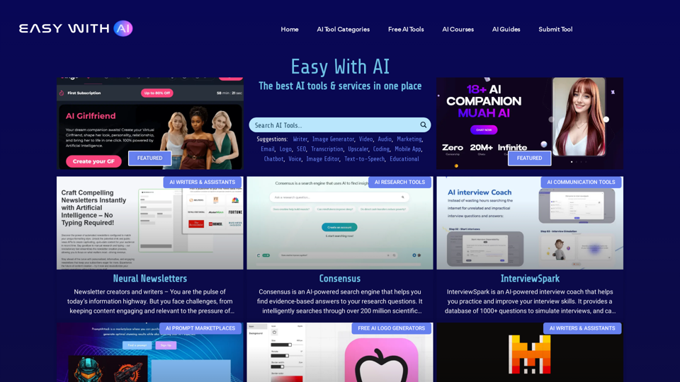 Easy With AI - Best AI Tools & Services