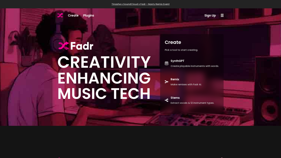 AI Music Maker - Fadr