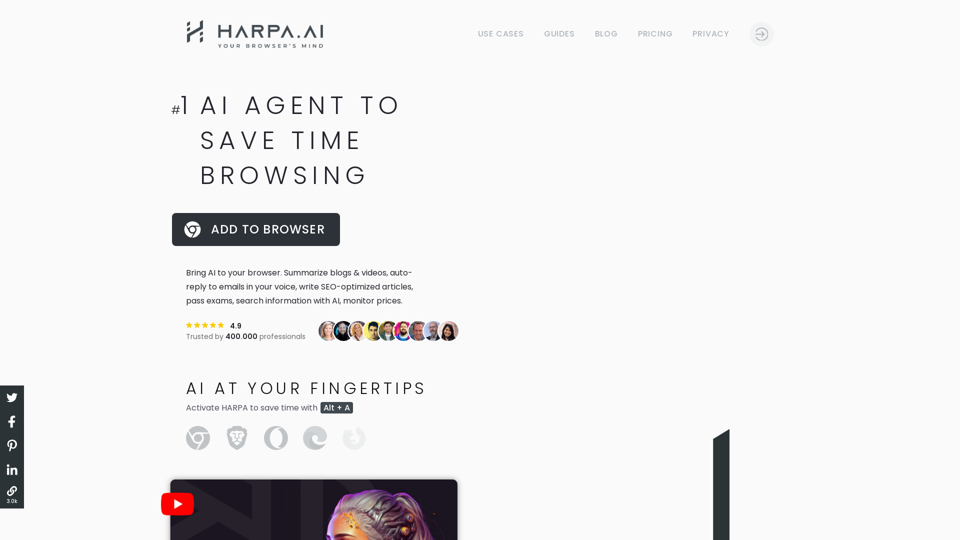 HARPA AI | AI Agent for Your Browser