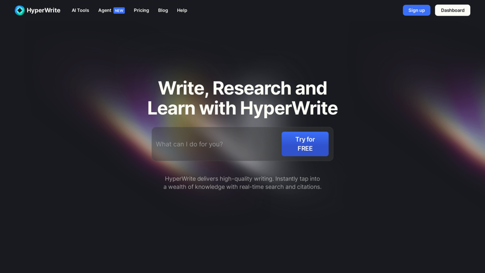 HyperWrite | AI Writing Assistant