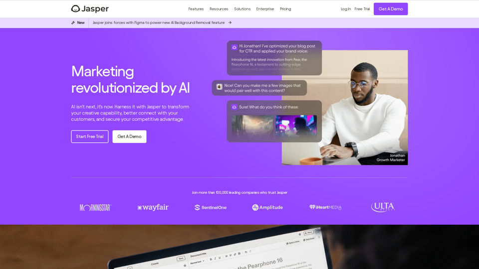 Jasper | AI copilot for enterprise marketing teams