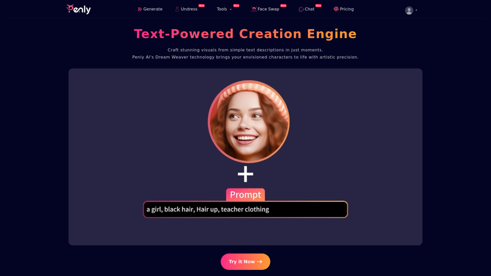 Penly AI: Custom Anime & Real Girl Art Generator - Free Trial