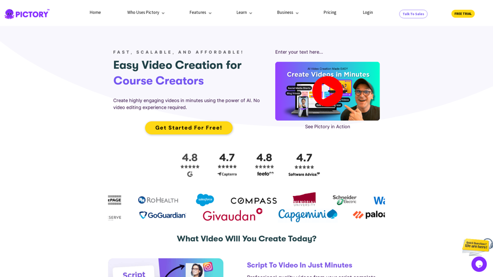 Pictory - Easy Video Creation For EVERYONE