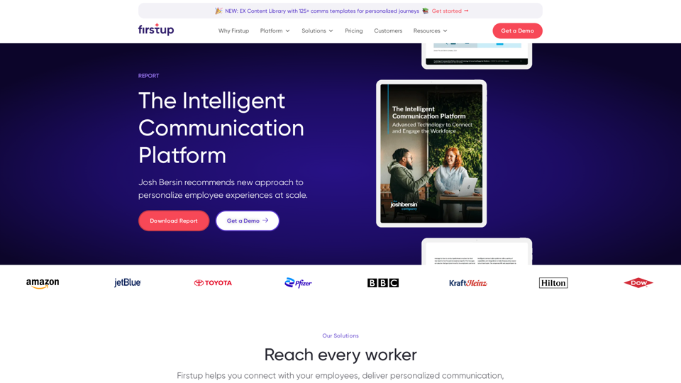 Firstup: The First Intelligent Communication Platform