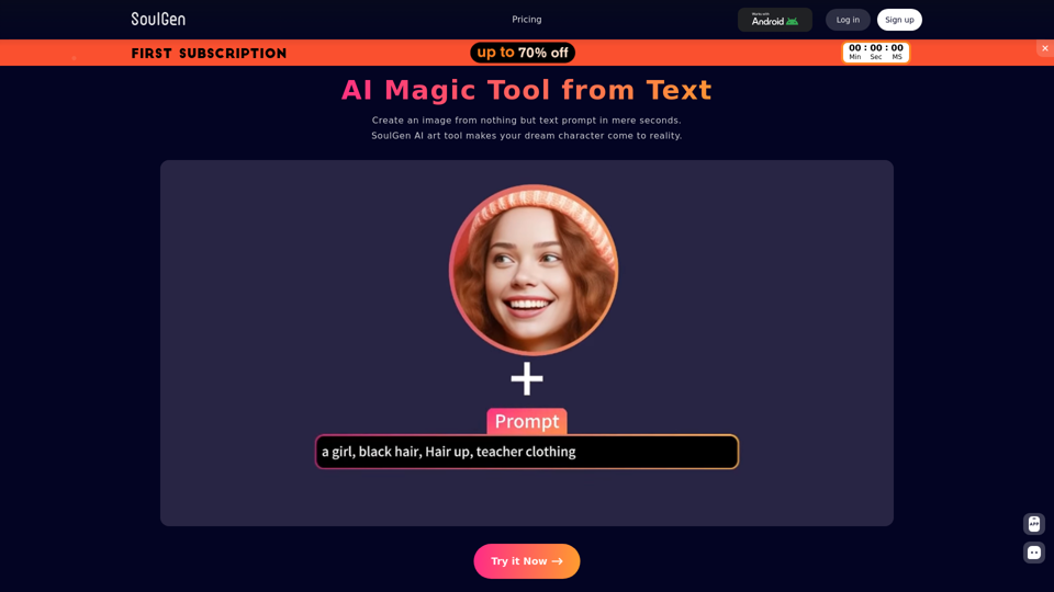 SoulGen: Free AI Magic Tool to Create Art from Text Online