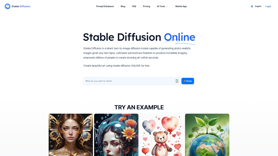 Stable Diffusion Online