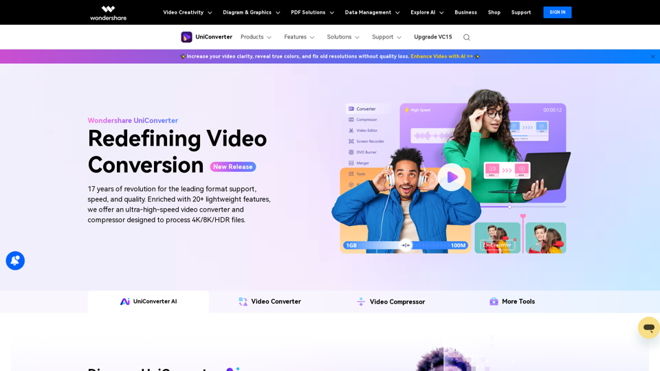 Your High Speed Video Converter | Wondershare UniConverter