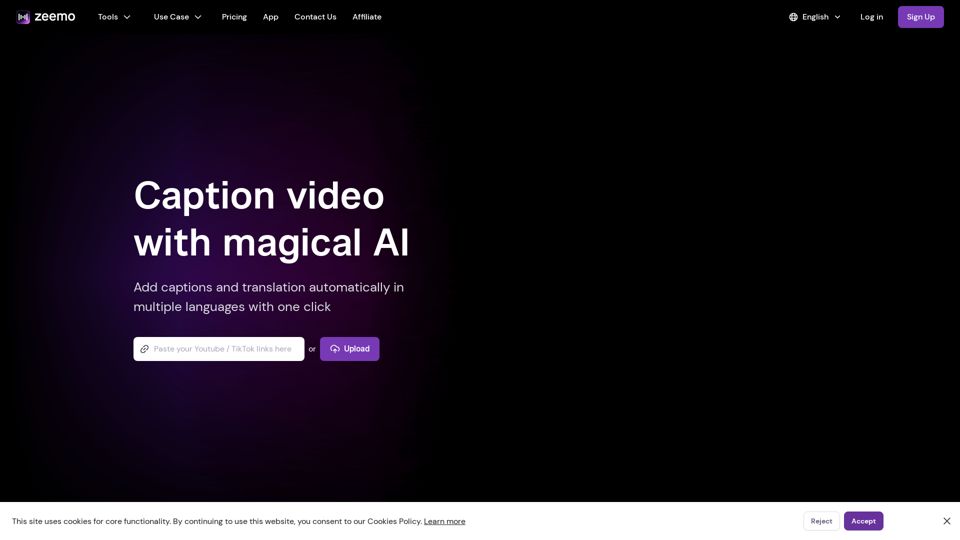 Zeemo AI | Add Subtitles to Video - Powerful Caption Generator