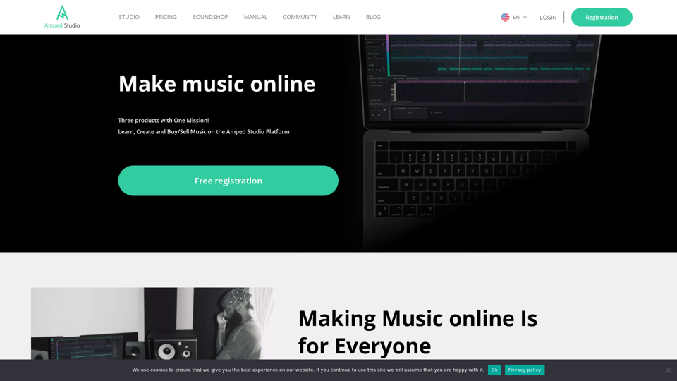 Amped Studio - Make music online