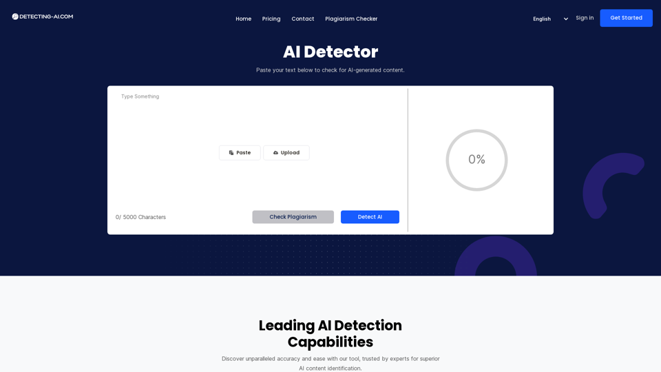 AI Content Detector - Reliable and detailed results