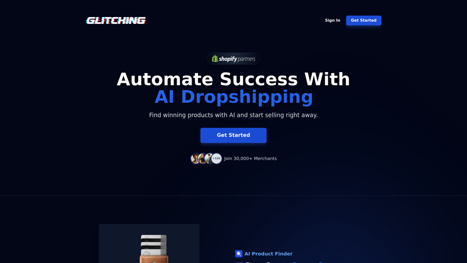 Glitching - Start Dropshipping With An Unfair Advantage