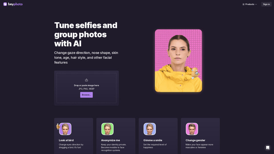 HeyPhoto – AI Photo Editor Online