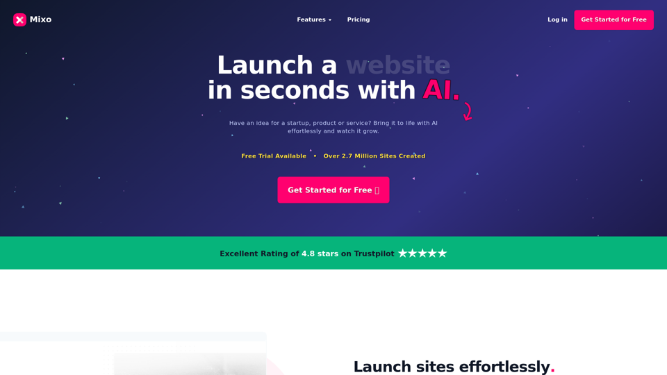 AI Website Builder to Launch Your Business Seconds