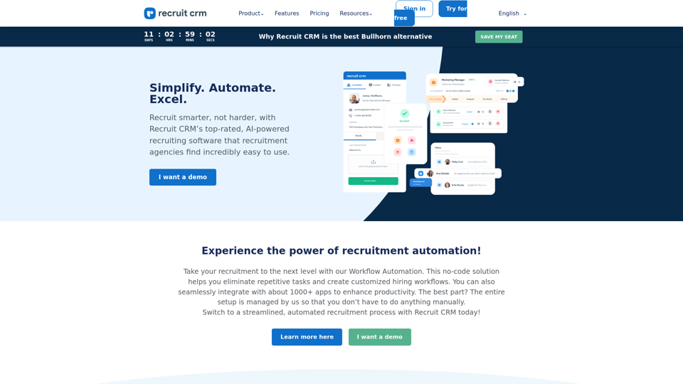 Recruit CRM- Easy-to-Use Recruitment Software | Applicant Tracking System + CRM Software