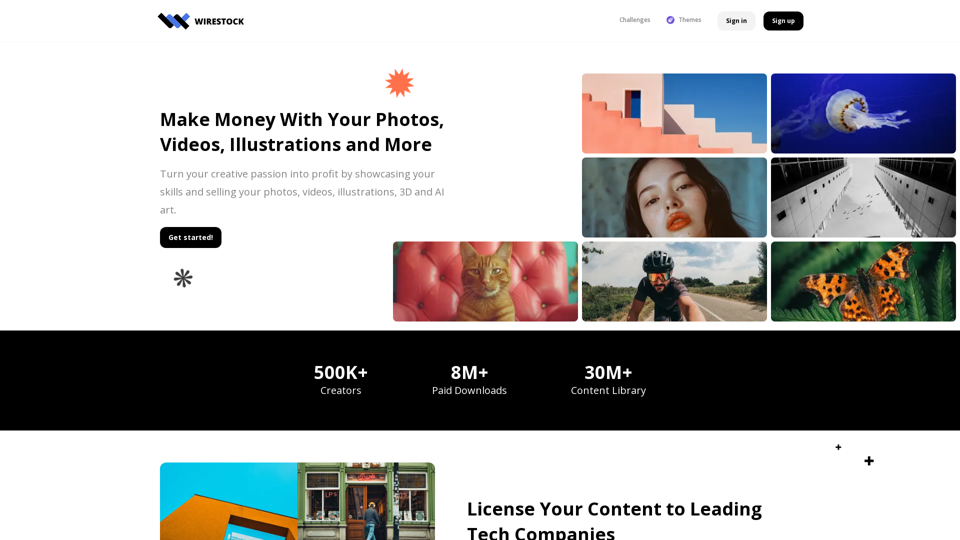 Monetize Your Creativity - Sell Photos, Illustrations & Videos | Wirestock