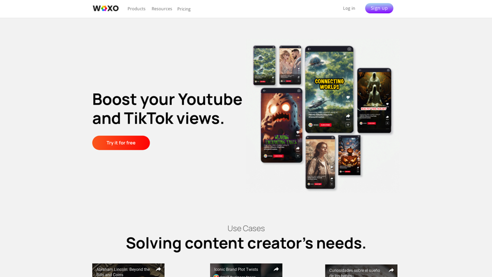 WOXO: AI Video Generator for Social Content