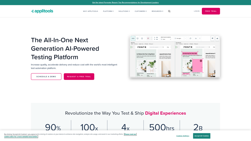 AI-Powered Test Automation Platform - Applitools