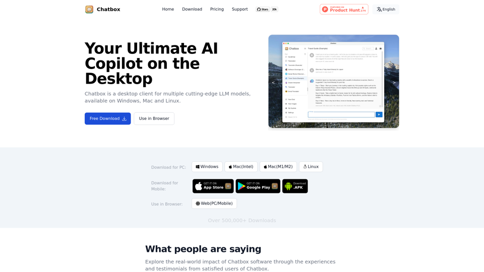 Chatbox - Your AI Copilot on the Desktop, Free Download
