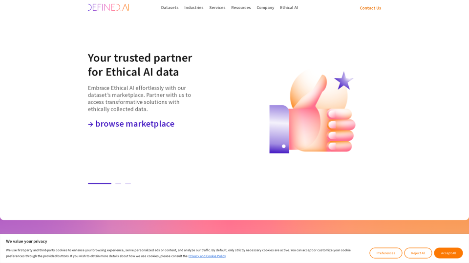 Defined.ai - Home page