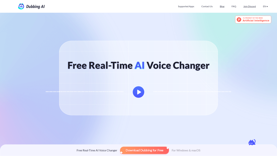 Supported Apps for Dubbing AI: Real-Time AI Voice Changer