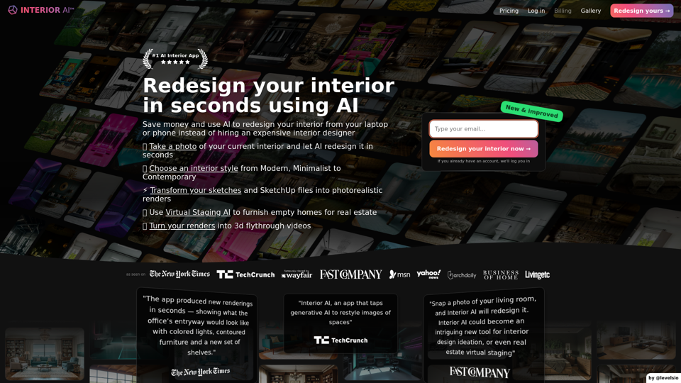 Interior AI™ | #1 AI Interior Designer, Virtual Staging AI tool + Room GPT AI Room Generator