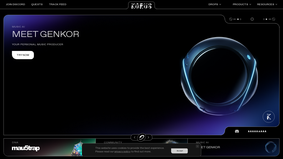 KORUS | WELCOME TO THE MUSIC METAVERSE
