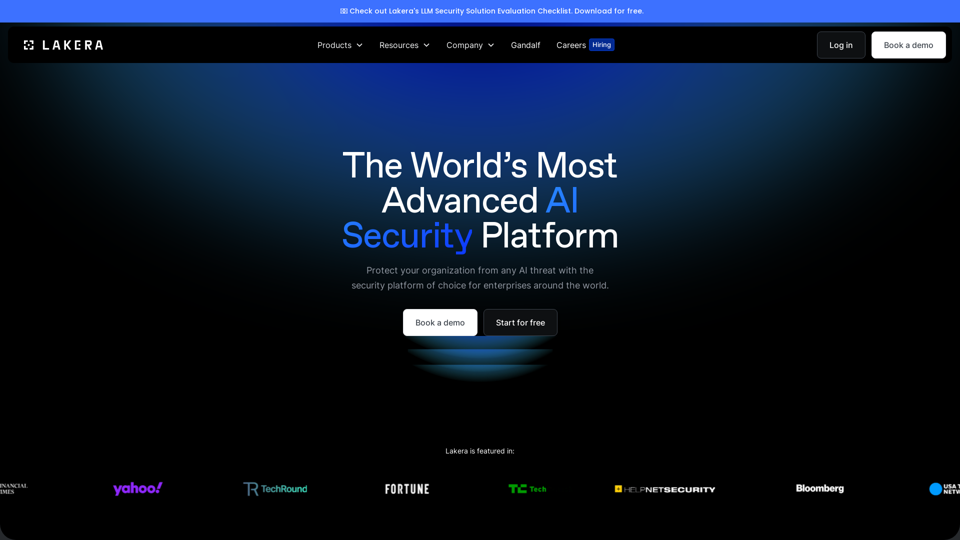 Lakera: The World’s Most Advanced AI Security Platform